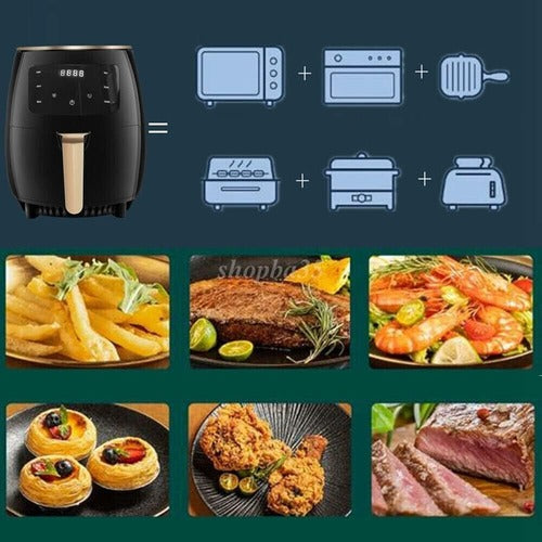 Silver Crest Air Fryer 6L Capacity Black