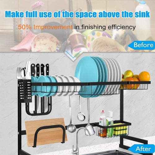 Sink Organizing & Drying Dish Rack